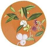 Raynaud Tresor Fleuri Dessert Coupe Plate Flat Orange 0656-37-113022, MPN: 0656-37-113022, 36600067…