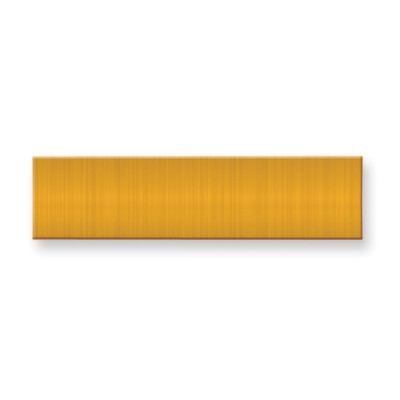 1/2 x 2 Satin Brass Plates-Sets of 6  GL9789-SB, MPN: GL9789-SB,