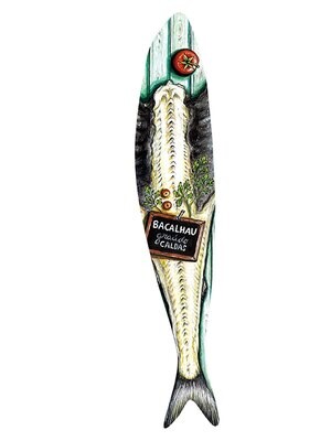 Bordallo Pinheiro Pinheiro Sardine Codfish Decorated, MPN: 65025580,