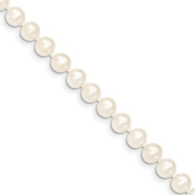 6-7mm White Cultured Near Round Pearl Necklace 24 Inch 14k Gold WPN060-24, MPN: WPN060-24, 81547901…