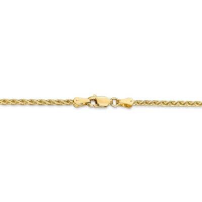 22 Inch 2.25mm Parisian Wheat Chain 14k Yellow Gold PEN66-22, MPN: PEN66-22, 886774113388