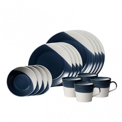 Royal Doulton Bowls Of Plenty 16-Piece Set Dark Blue  40036124, MPN: 40036124, 701587421010