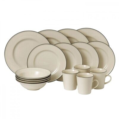 Royal Doulton Union Street Caf Cream 16-Piece Set 40012621, MPN: 40012621, 701587241007