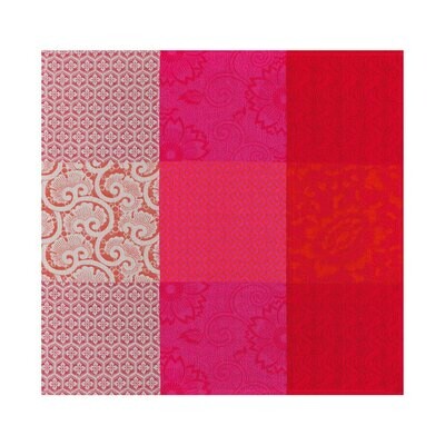 Le Jacquard Francais Napkin Fleurs De Kyoto Cherry 58 x 58 Pure Cotton Set of 4, MPN: 22100, 366026…