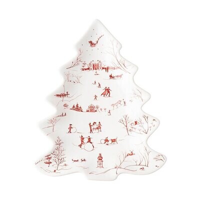 Juliska Country Estate Winter Frolic Ruby Small Tree Tray CE99/73, MPN: CE99/73,