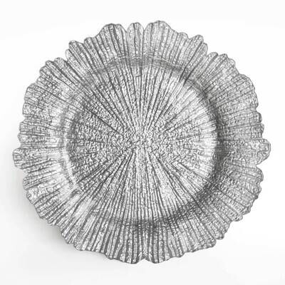 Silver Glass Reef Charger GM10876, MPN: GM10876, 88235978936