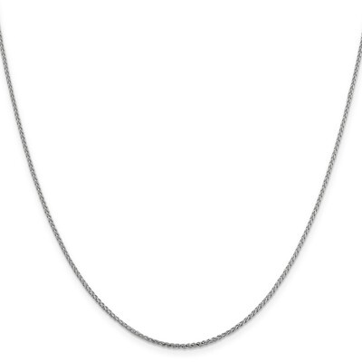 Leslie&#39;s 1.4 mm Diamond-cut Open Franco Chain 24 Inch 14K White Gold HB-7217-24, MPN: 7217-24, 1911…
