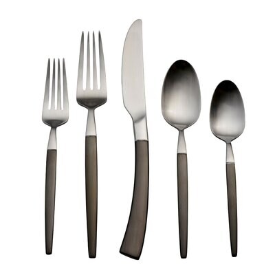 Oneida Adjacent Midnight 20 Piece Flatware Set B1010020AL20, MPN: B1010020AL20, 78737140757