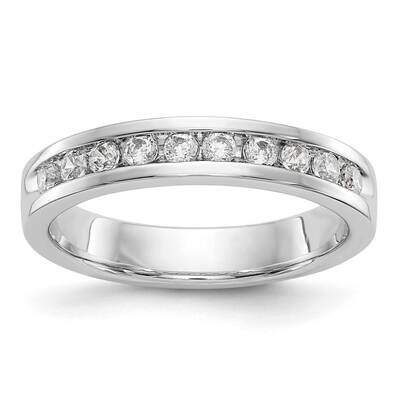 10-Stone Diamond Channel Band 14k White Gold RM3318B-035-WAA, MPN: RM3318B-035-WAA,