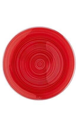 Rosenthal TAC Stripes 2.0 Glass Plate Red 11 Inchch, MPN: 11280-321509-45028, 790955139534