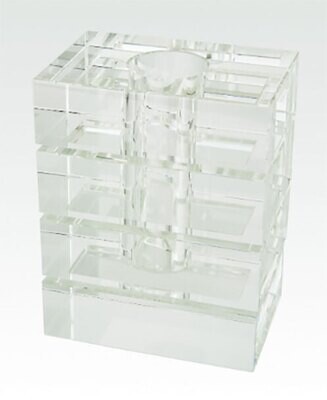 Tizo Mahsa Crystal Vase With Strpe Cuts PH422VAS, MPN: PH422VAS,