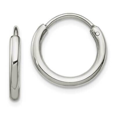 2.00mm Endless Hoop Earrings Stainless Steel Polished SRE1374, MPN: SRE1374, 191101866722