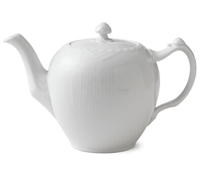 Royal Copenhagen White Fluted Half Lace Tea Pot 1Qt 1017279, MPN: 1017279, 5705140175087