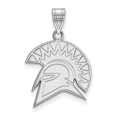 San Jose State University Large Pendant 10k White Gold 1W002SJS, MPN: 1W002SJS, 886774768854