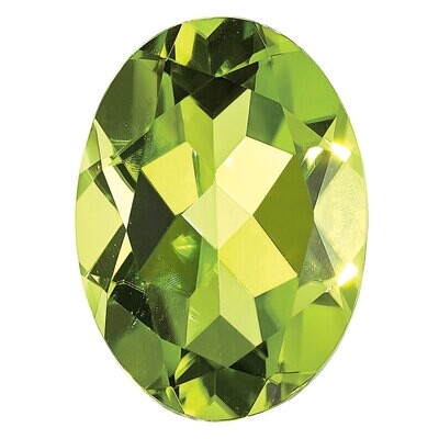 Peridot 6X4mm Oval AA Quality Gemstone PE-0604-OVF-AA, MPN: PE-0604-OVF-AA,