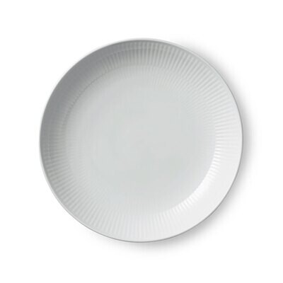 Royal Copenhagen White Fluted Shallow Bowl 9.75 Inch 1028378, MPN: 1028378, 5705140733461