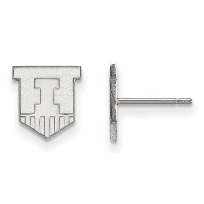 University of Illinois x-Small Post Earring 14k White Gold 4W049UIL, MPN: 4W049UIL, 886774850351