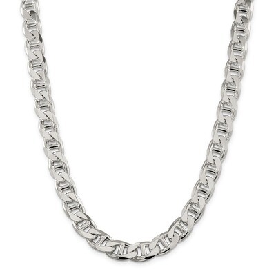 10.5mm Flat Anchor Chain Sterling Silver QFAN300-22
