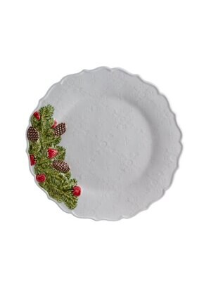 Bordallo Pinheiro Pinheiro Christmas Garland Dinner Plate Decorated 65019412, MPN: 65019412, 560041…