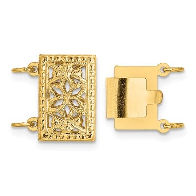 Multi-Strand Bead Pearl Clasp 14k Yellow Gold YG2000, MPN: YG2000,