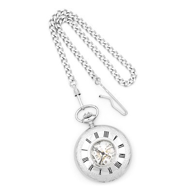 Charles Hubert Polished Brass Window Cover Pocket Watch XWA2752, MPN: XWA2752, 811233016528