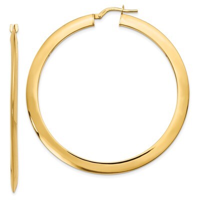 Leslie&#39;s Hoop Earrings 14k Gold Polished HB-LE1211, MPN: LE1211, 191101757600