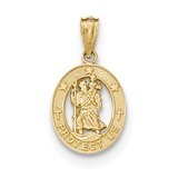 St Christopher Pendant 14k Gold Polished XR1499, MPN: XR1499, 886774582498