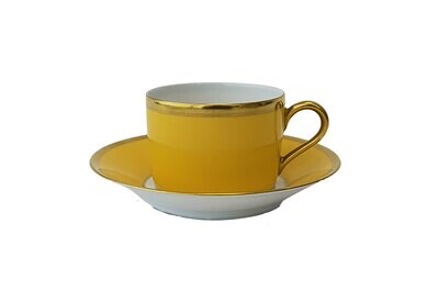 Robert Haviland Arc En Ciel Yellow Tea Cup and Saucer HP59022, MPN: HP59022,