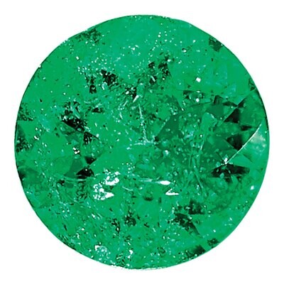 Emerald 2.25mm Round Diamond Cut AA Quality EM-0225-RDD-AA, MPN: EM-0225-RDD-AA,