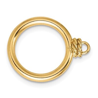 Hollow Wire Toggle Ring for Clasp 14k Yellow Gold YG1774, MPN: YG1774,