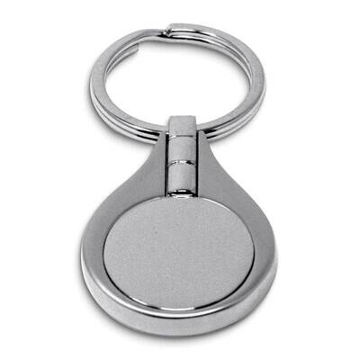 Silver-tone Teardrop Key Ring GM25312, MPN: GM25312, 788089032500