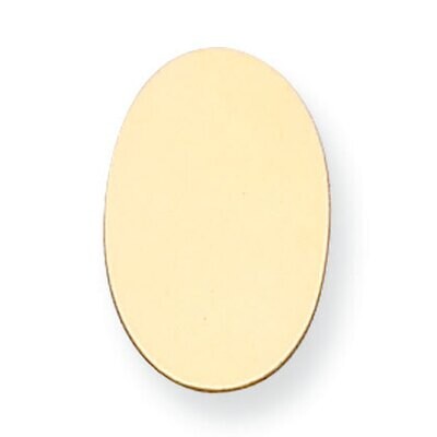 Oval Stamping 14k Yellow Gold YG1083, MPN: YG1083,