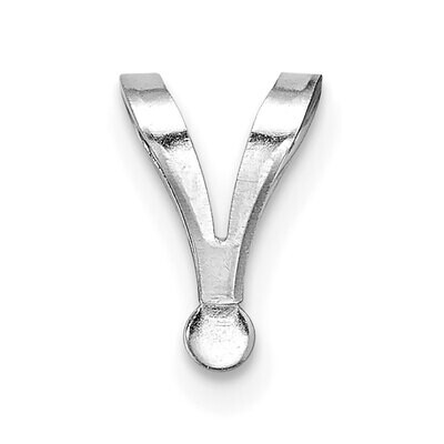 Rabbit Ear Style with Pad Bail 14k White Gold WG1552, MPN: WG1552,