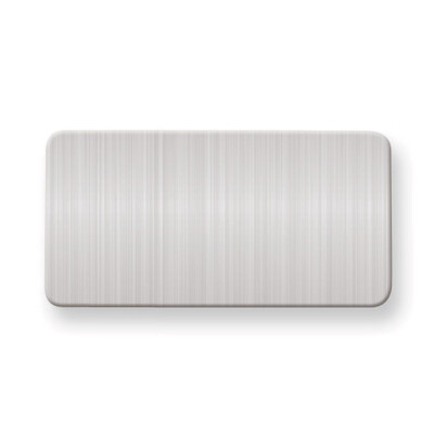 11/16 x 1 11/32 Satin Aluminum Plates-Sets of 6  GL6678-SA, MPN: GL6678-SA,