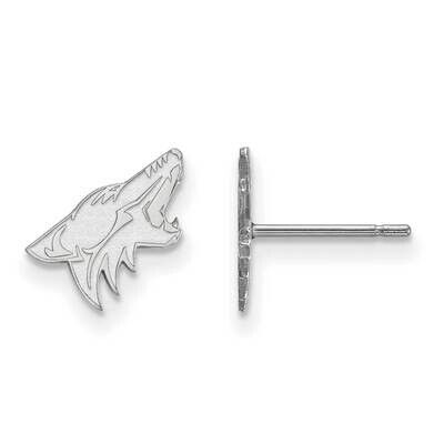 Arizona Coyotes Extra-Small Post Earrings Sterling Silver Rhodium-plated SS019COY, MPN: SS019COY, 1…