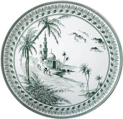 Gien Les Depareillees Large Wall Platter Vues D&#39;Orient 1841CF0303, MPN: 1841CF0303, 840769080673