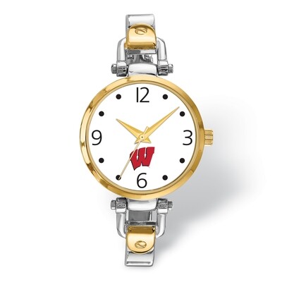 University of Wisconsin Elegant Ladies 2-tone Watch UWI172, MPN: UWI172, 634401358059