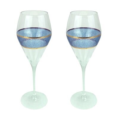 Michael Wainwright Panthera Indigo Prosecco Set Of 2 78PA65, MPN: 78PA65, 810027201348