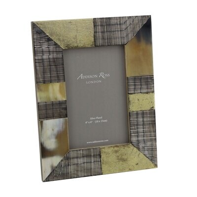 Addison Ross Faux Horn &amp; Gold Photo Frame 4 x 6 Inch Horn FR6725, MPN: FR6725, UPC/EAN: 50240431898…