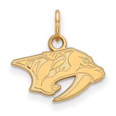 Nashville Predators Extra-Small Pendant Gold-plated Sterling Silver GP016PRE, MPN: GP016PRE, 191101…
