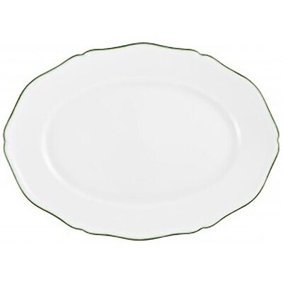 Raynaud Touraine Double Filet Vert Oval Platter 0663-01-502039, MPN: 0663-01-502039, 3660006743508