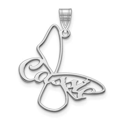 Butterfly WingName Charm 10k White Gold 10XNA1026W, MPN: 10XNA1026W,