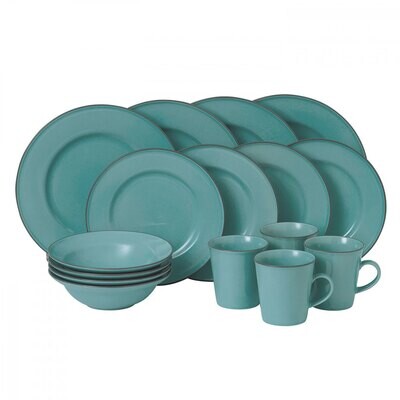 Royal Doulton Union Street Caf Blue 16-Piece Set 40012632, MPN: 40012632, 701587241113