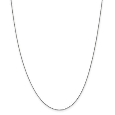 10 Inch 0.8mm Spiga Chain 10k White Gold 10WSP020-10, MPN: 10WSP020-10, 191101602160