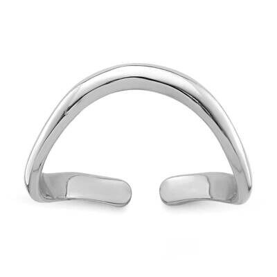 Toe Ring 14k White Gold Polished K5108, MPN: K5108, 637218172016