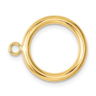 Hollow Wire Toggle Ring for Clasp 14k Yellow Gold YG1773, MPN: YG1773,
