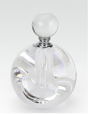 Tizo Crystal Glass Perfume Bottle Round Sphere PH804PB, MPN: PH804PB,