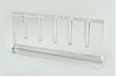 Tizo Crystal Glass 5 Hole Bud Vase Tall PH205VAS, MPN: PH205VAS,