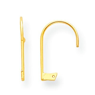 Leverback Replacement Pivot Arm Component 14k Yellow Gold YG813, MPN: YG813,