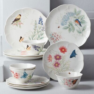 Lenox Butterfly Meadow Flutter 12 Piece Set 883319, MPN: 883319, 882864800367